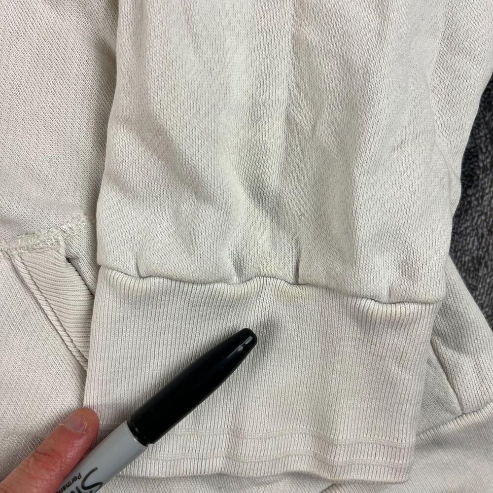 Vtg Polo Ralph Lauren Cricket Full Zip Jacket Crest White Waffle Hoodie XL - Picture 5 of 12